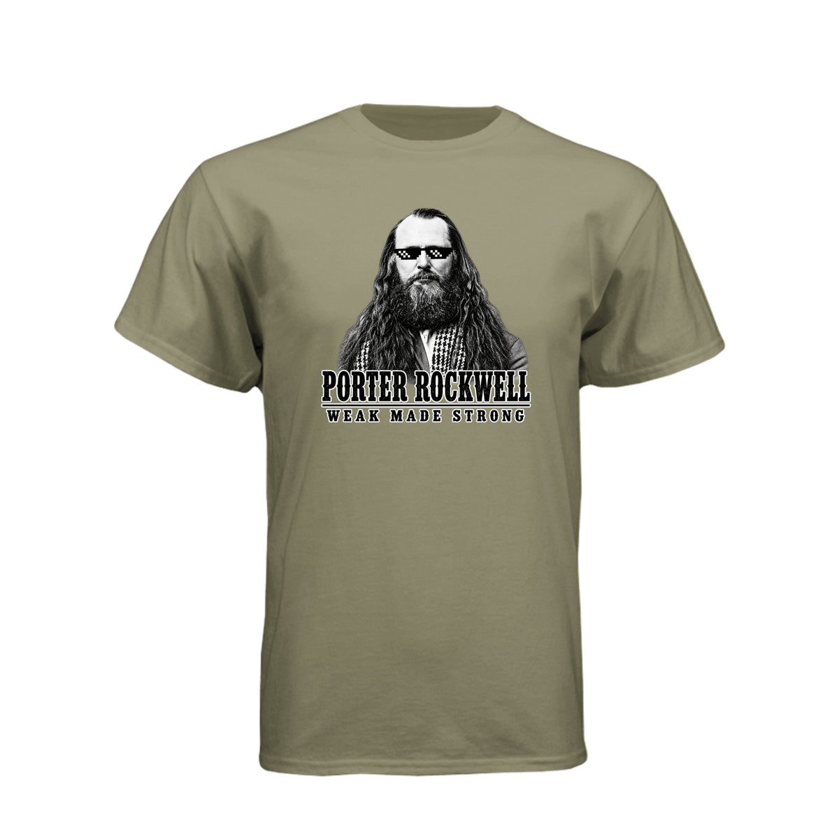 Porter Rockwell Weak Made Strong LDS t-shirt featuring Church history and Ether 12:27 message - product view 8