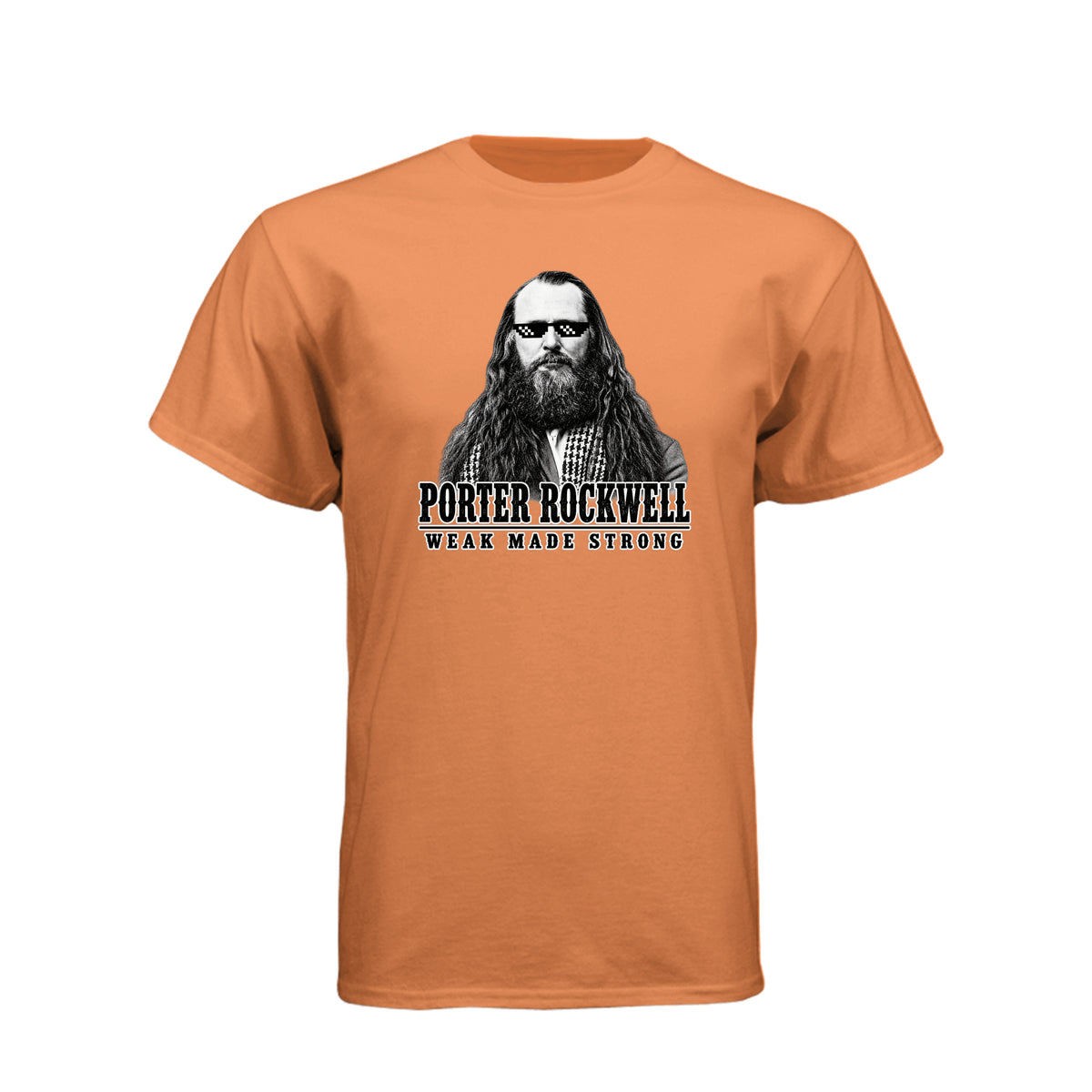 Porter Rockwell Weak Made Strong LDS t-shirt featuring Church history and Ether 12:27 message - product view 9