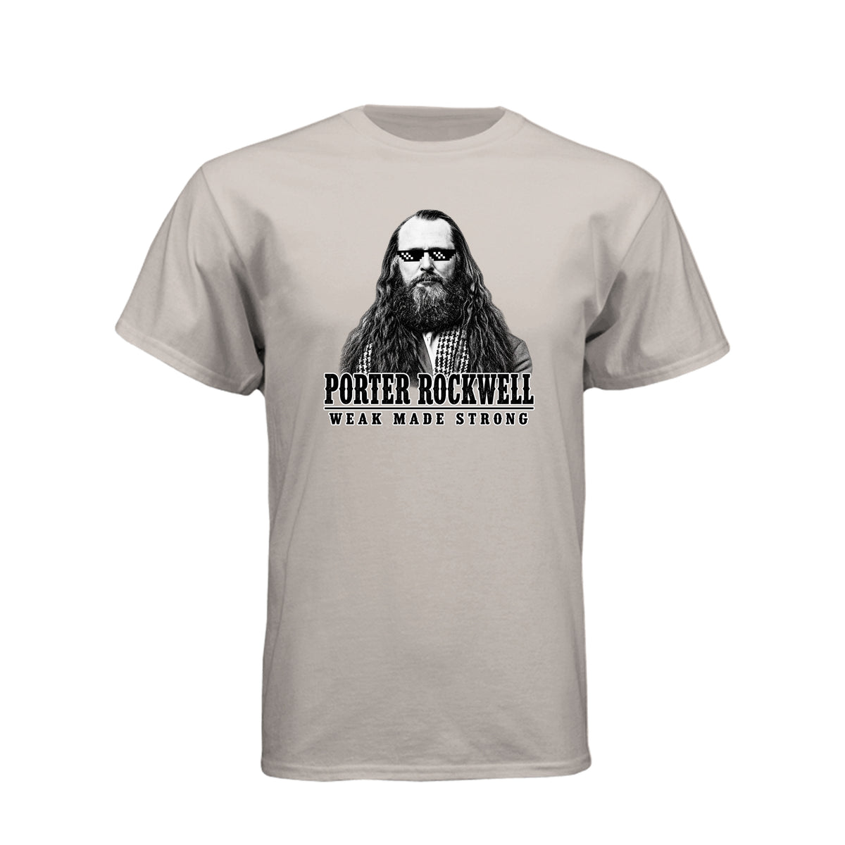 Porter Rockwell Weak Made Strong LDS t-shirt featuring Church history and Ether 12:27 message - product view 11