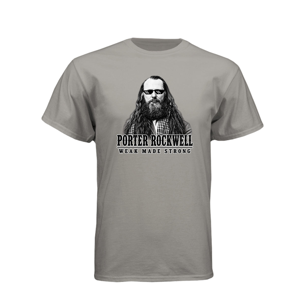 Porter Rockwell Weak Made Strong LDS t-shirt featuring Church history and Ether 12:27 message - product view 12