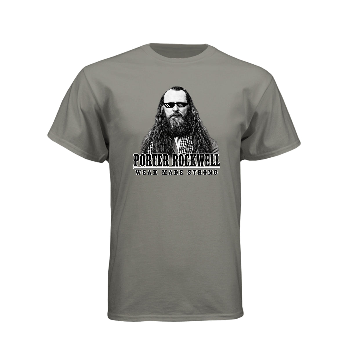 Porter Rockwell Weak Made Strong LDS t-shirt featuring Church history and Ether 12:27 message