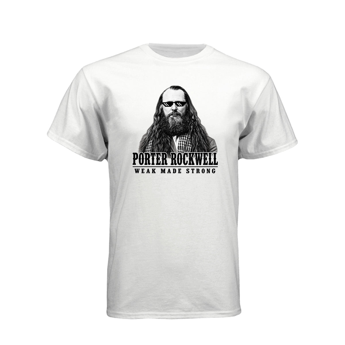 Porter Rockwell Weak Made Strong LDS t-shirt featuring Church history and Ether 12:27 message - product view 13