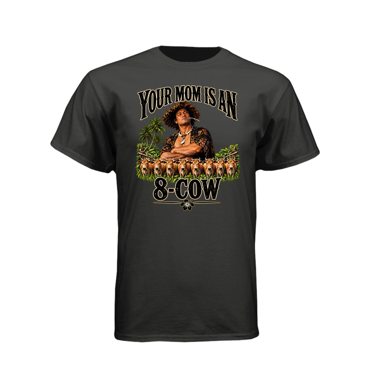 Johnny Lingo 8-Cow LDS t-shirt featuring beloved LDS film and culture humor about worth and value - product view 3