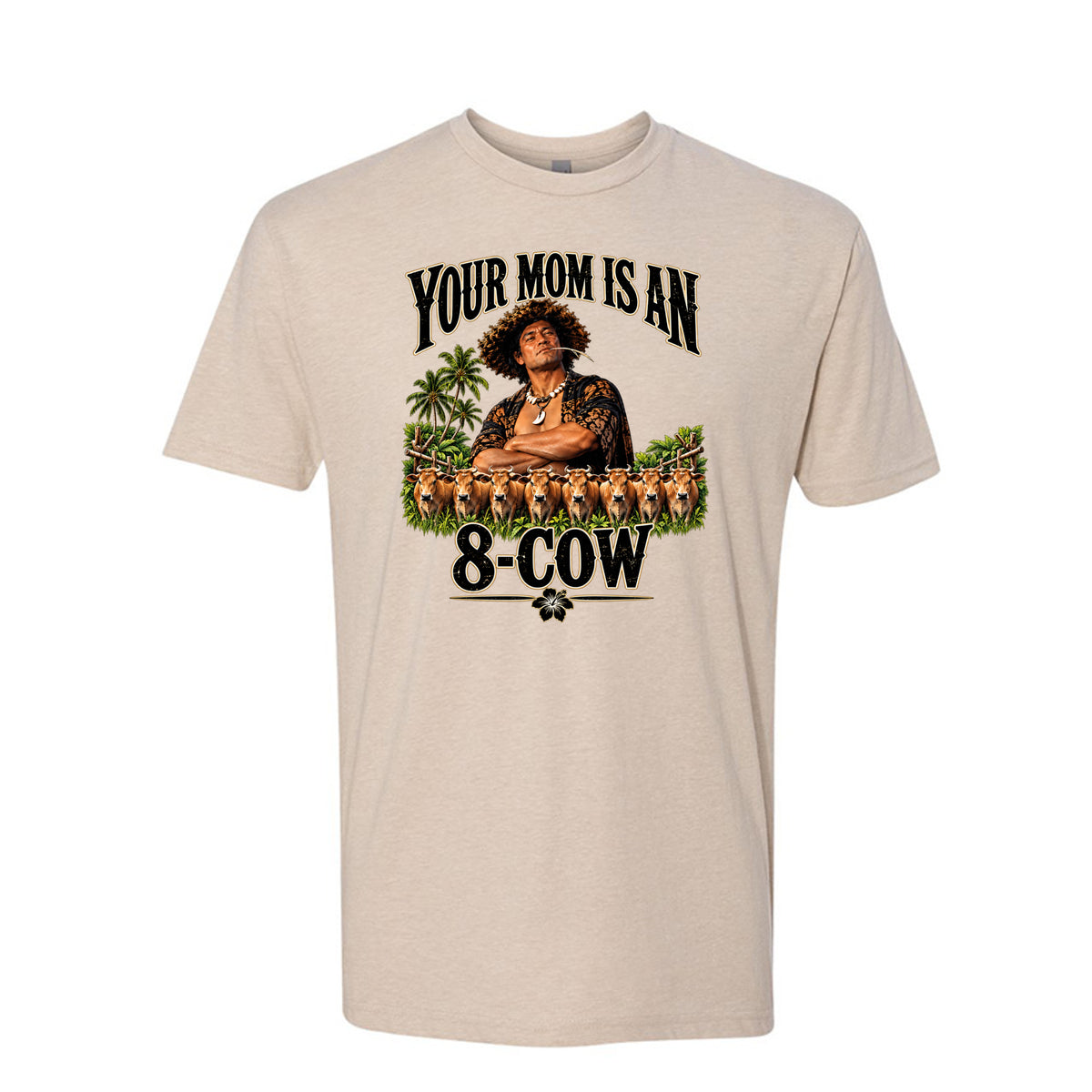 Johnny Lingo 8-Cow LDS t-shirt featuring beloved LDS film and culture humor about worth and value - product view 5