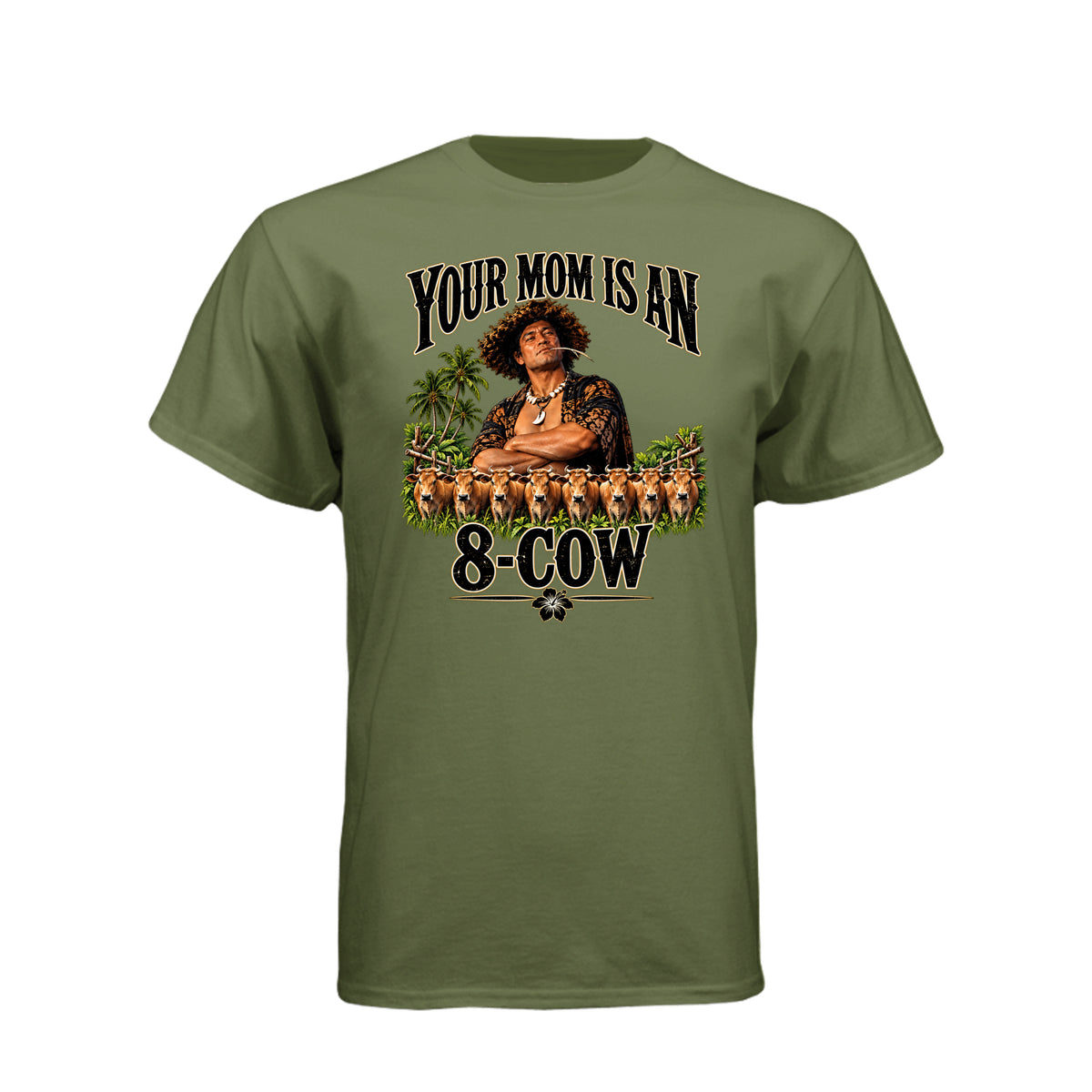 Johnny Lingo 8-Cow LDS t-shirt featuring beloved LDS film and culture humor about worth and value - product view 6