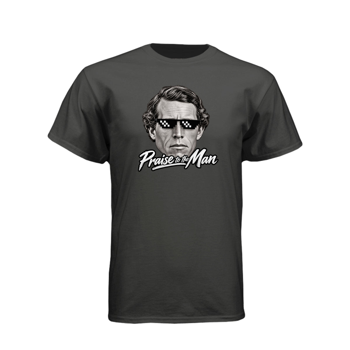 Joseph Smith Praise To The Man LDS t-shirt featuring beloved hymn about the Prophet Joseph Smith - product view 2