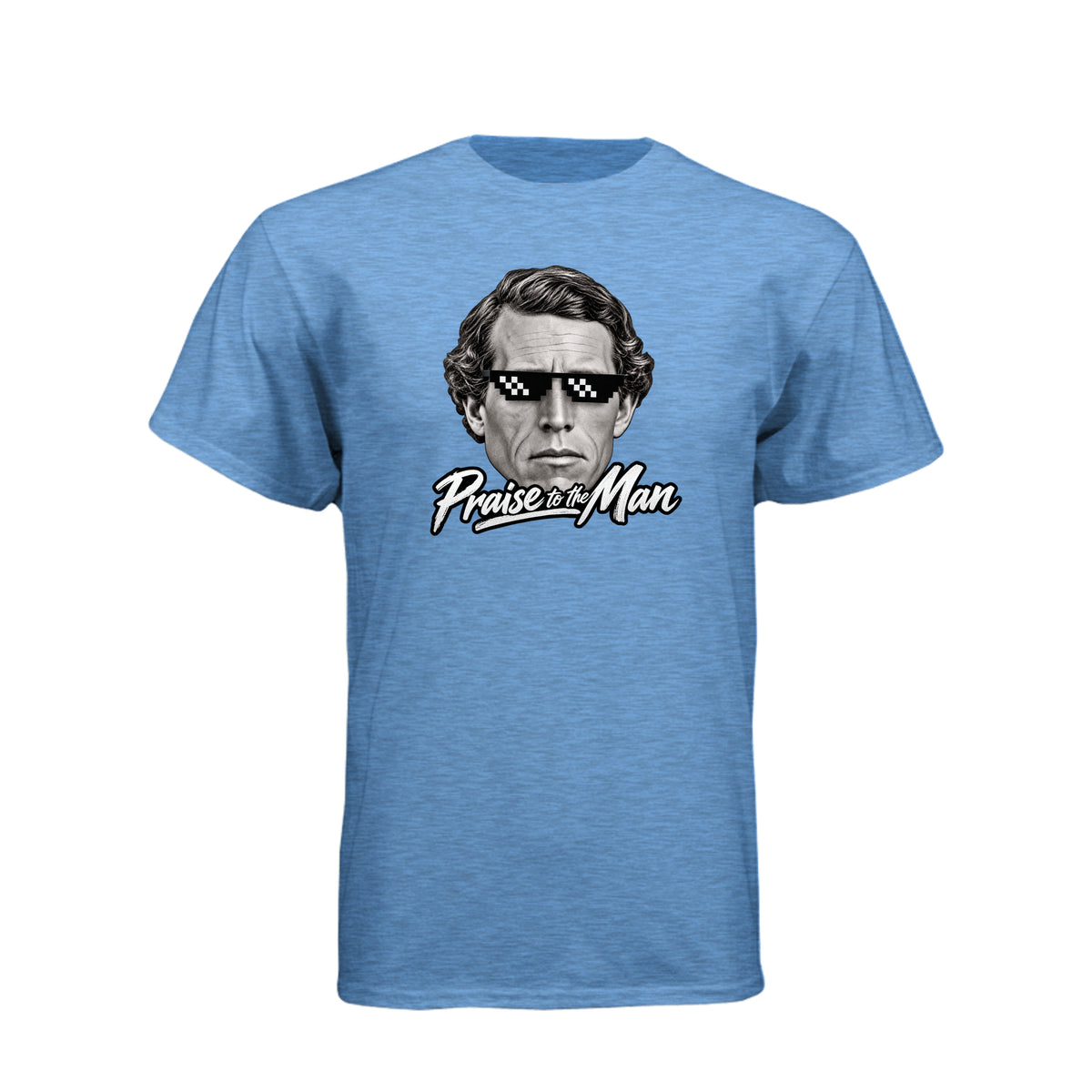 Joseph Smith Praise To The Man LDS t-shirt featuring beloved hymn about the Prophet Joseph Smith - product view 3