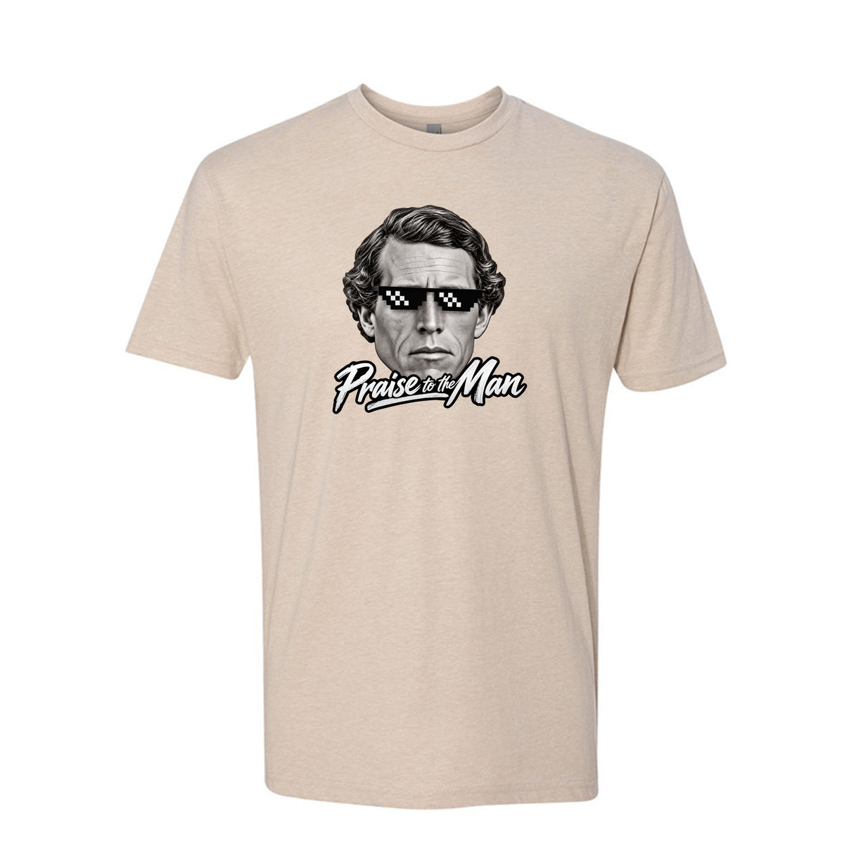 Joseph Smith Praise To The Man LDS t-shirt featuring beloved hymn about the Prophet Joseph Smith - product view 4