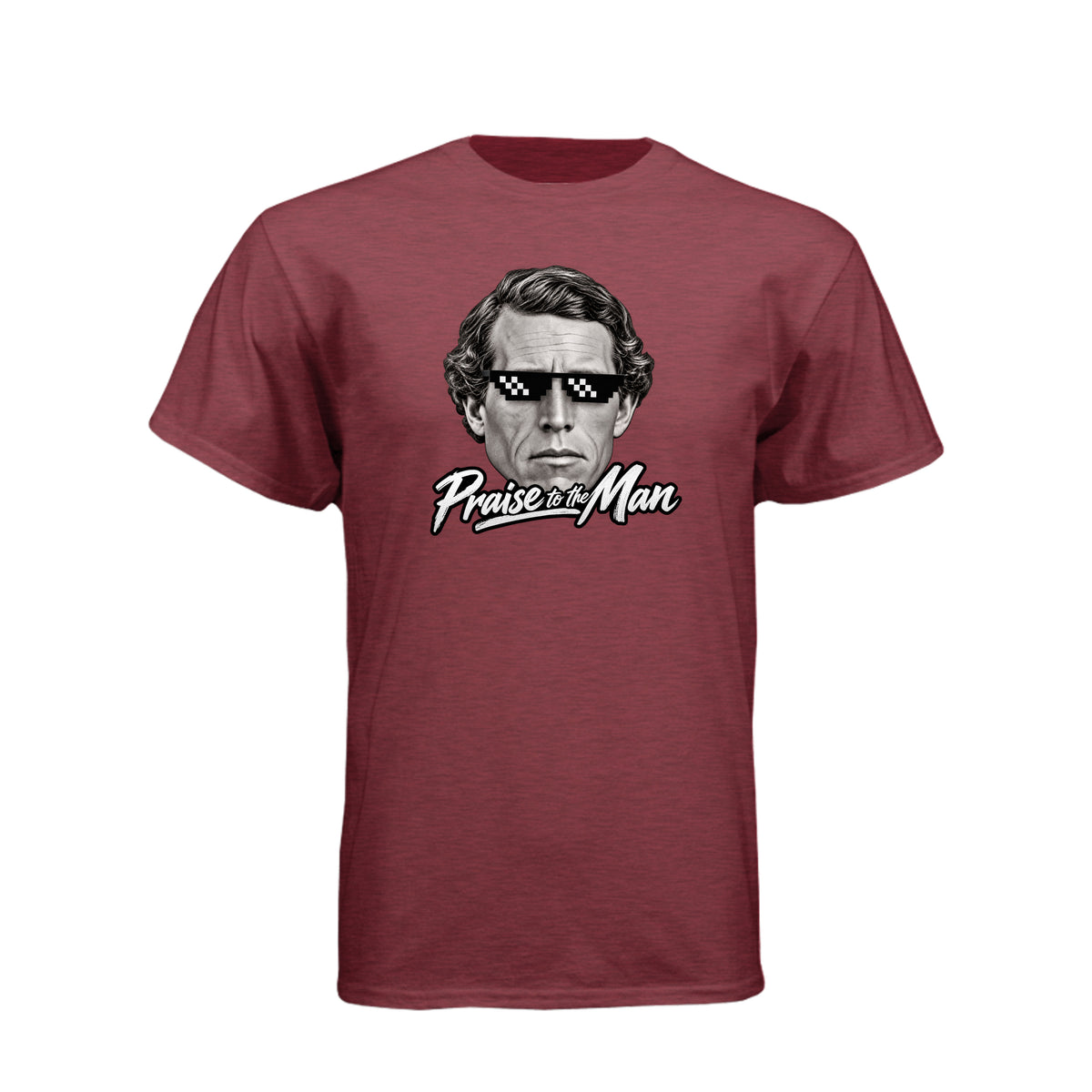 Joseph Smith Praise To The Man LDS t-shirt featuring beloved hymn about the Prophet Joseph Smith - product view 7
