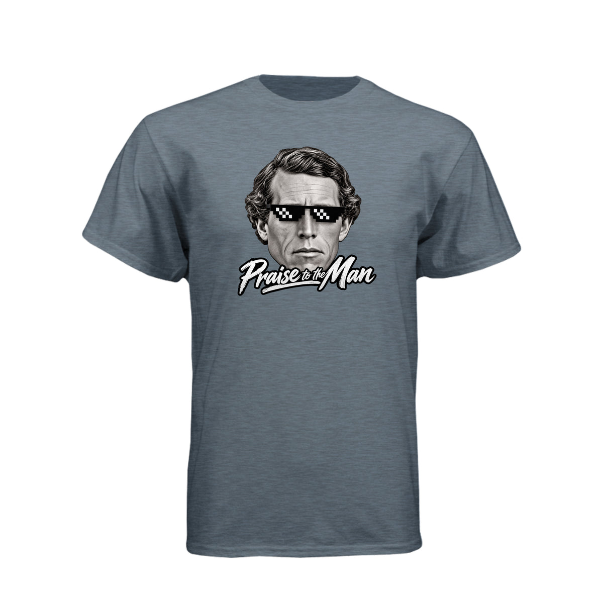 Joseph Smith Praise To The Man LDS t-shirt featuring beloved hymn about the Prophet Joseph Smith - product view 8