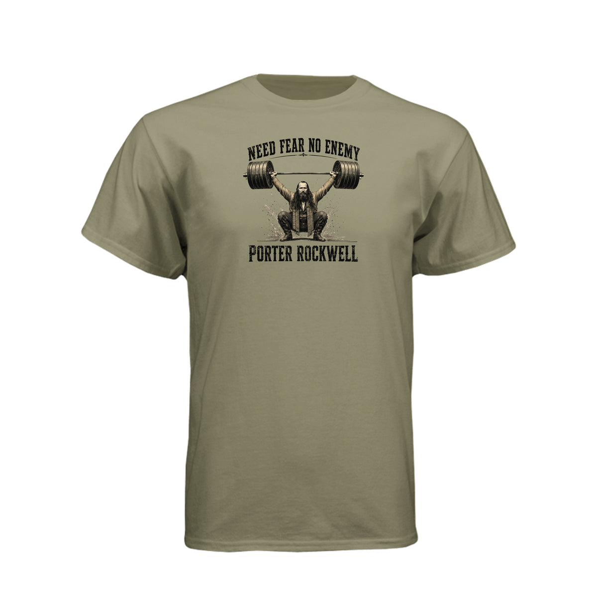 Porter Rockwell Need Fear No Enemy LDS t-shirt featuring Church history figure and courage message - product view 10