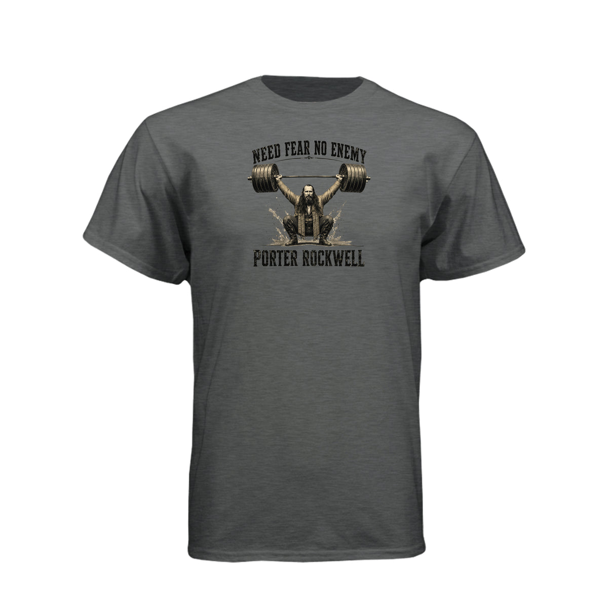 Porter Rockwell Need Fear No Enemy LDS t-shirt featuring Church history figure and courage message - product view 13