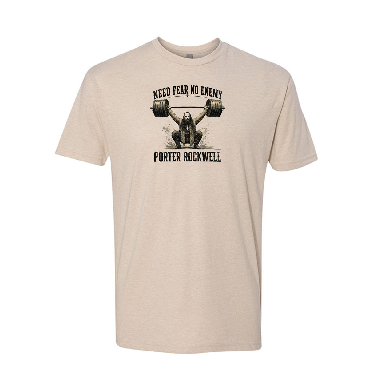 Porter Rockwell Need Fear No Enemy LDS t-shirt featuring Church history figure and courage message - product view 15