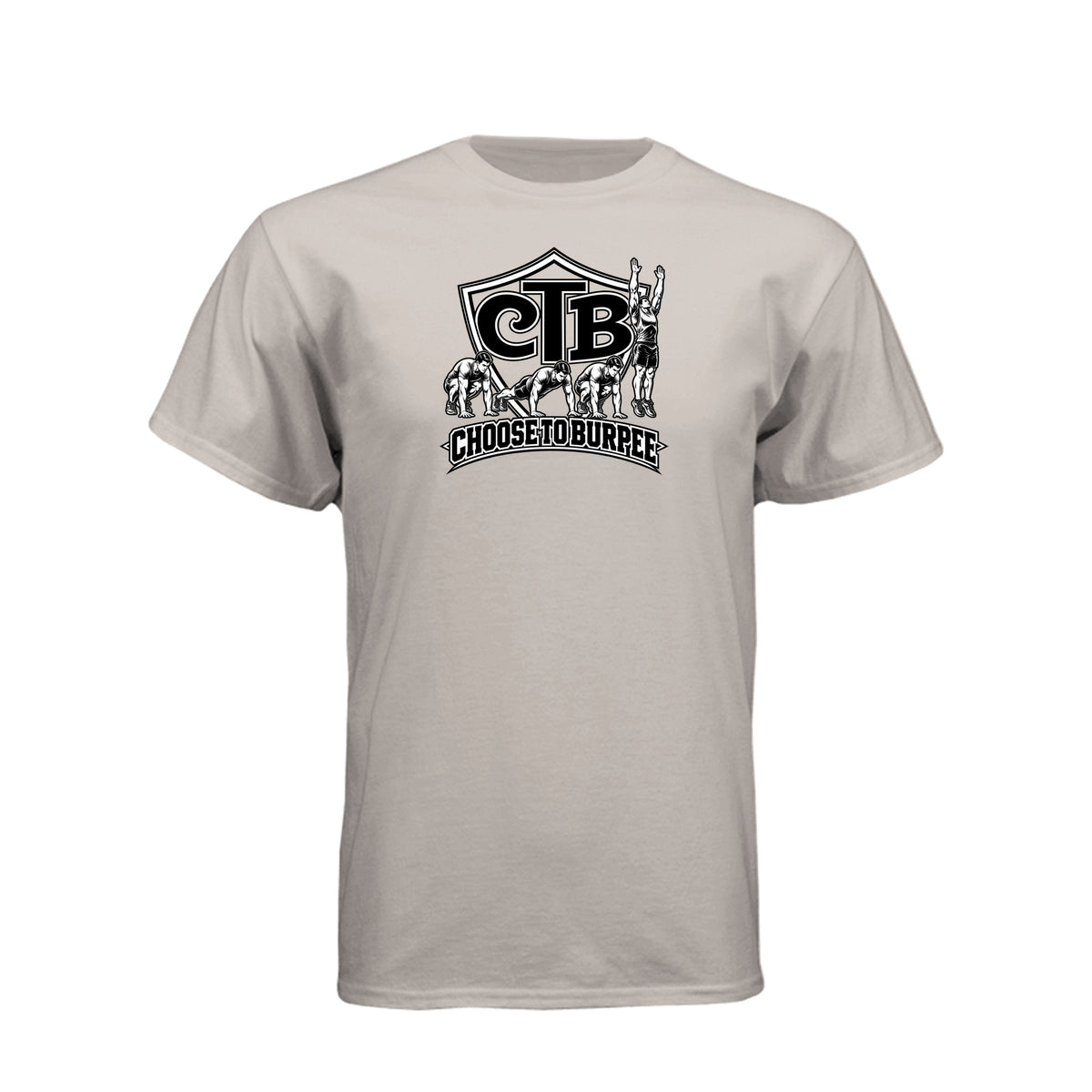 Choose To Burpee LDS fitness humor t-shirt combining faith and fitness motivation - product view 13