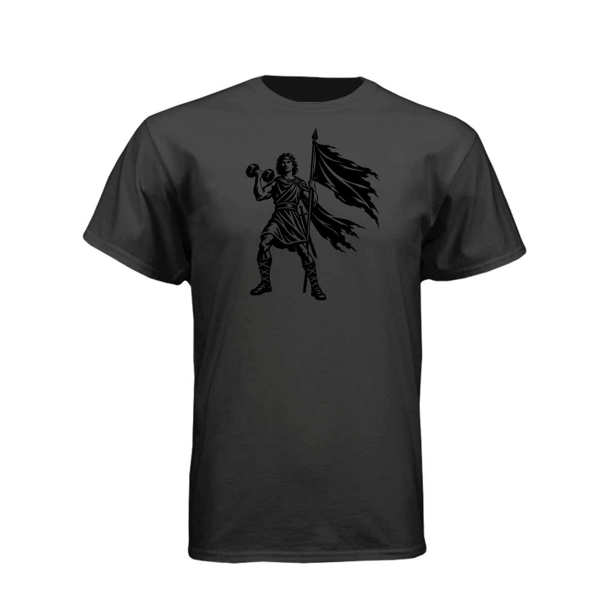 Captain Moroni Title of Liberty Book of Mormon t-shirt with bold patriotic faith design - product view 3