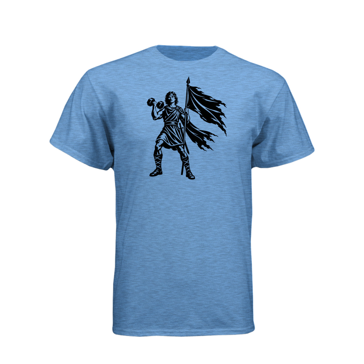 Captain Moroni Title of Liberty Book of Mormon t-shirt with bold patriotic faith design - product view 4