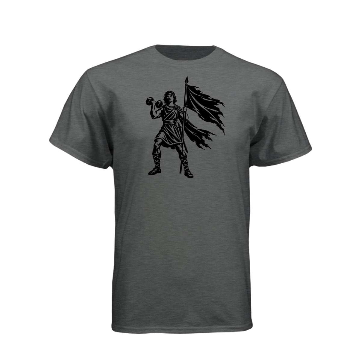 Captain Moroni Title of Liberty Book of Mormon t-shirt with bold patriotic faith design - product view 6