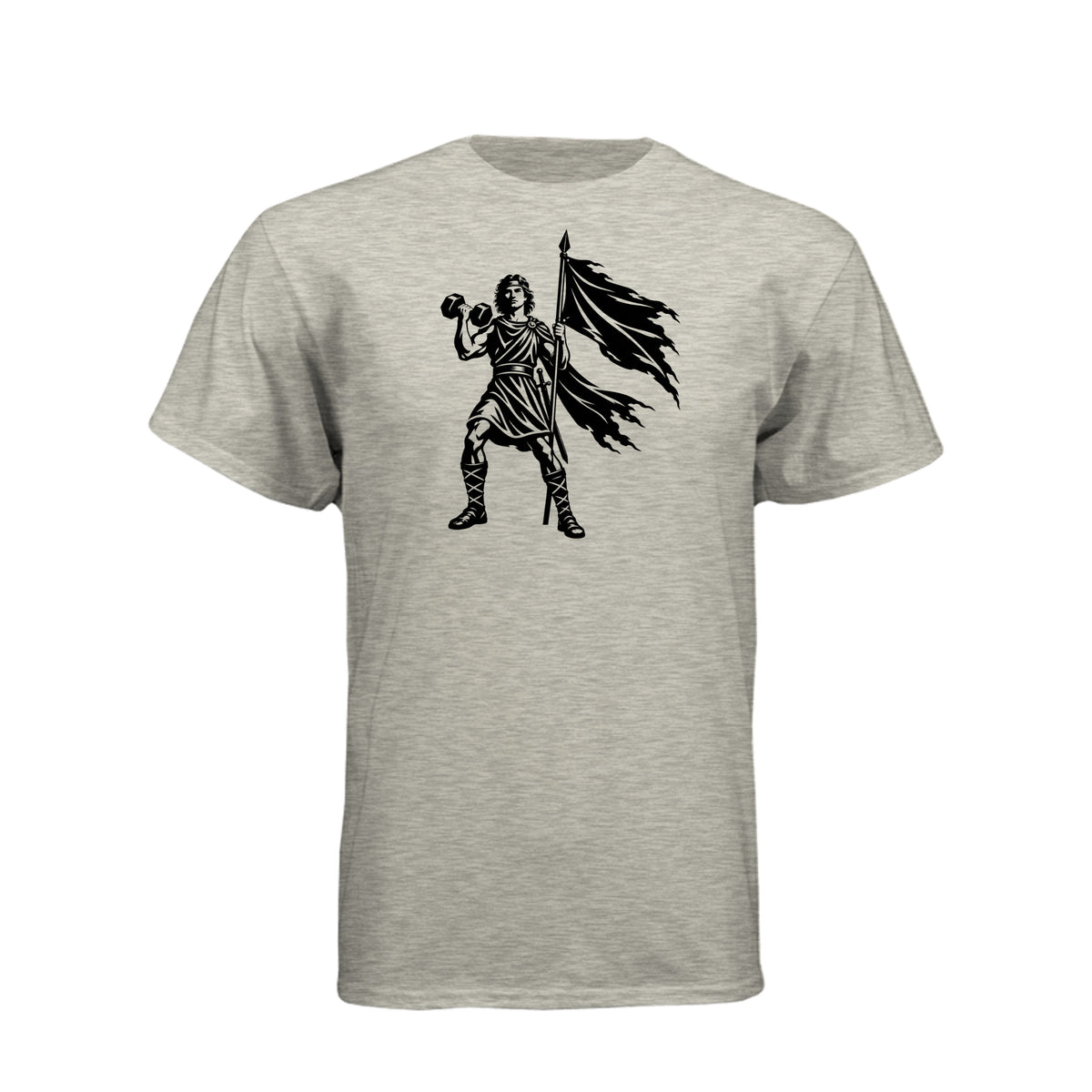 Captain Moroni Title of Liberty Book of Mormon t-shirt with bold patriotic faith design - product view 8