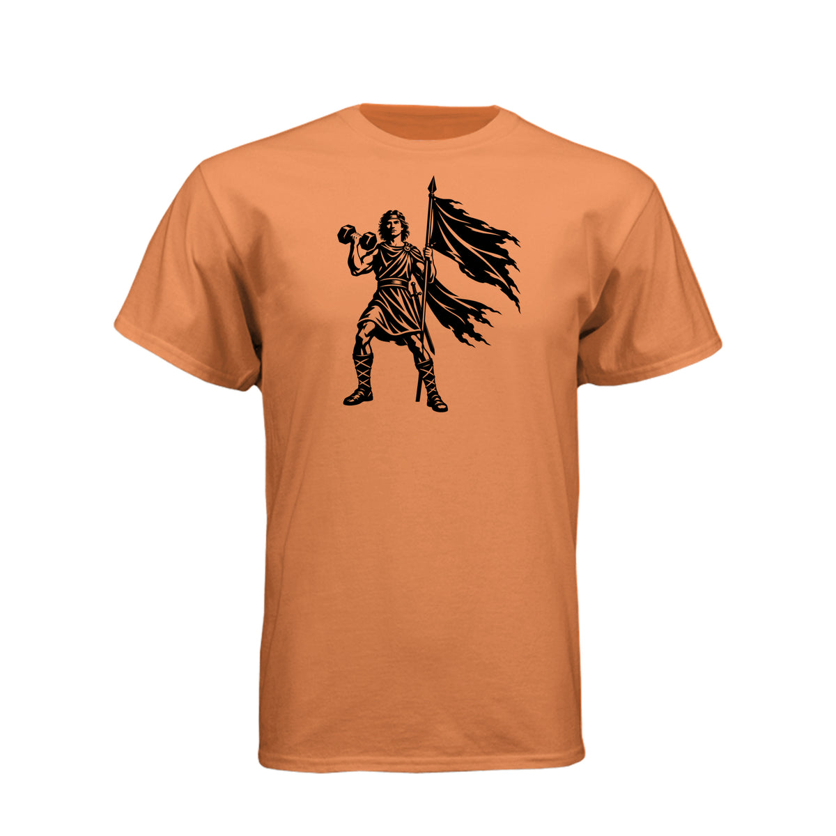 Captain Moroni Title of Liberty Book of Mormon t-shirt with bold patriotic faith design - product view 11