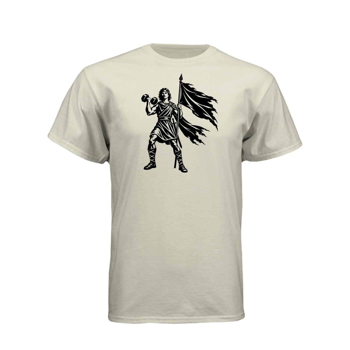 Captain Moroni Title of Liberty Book of Mormon t-shirt with bold patriotic faith design - product view 13