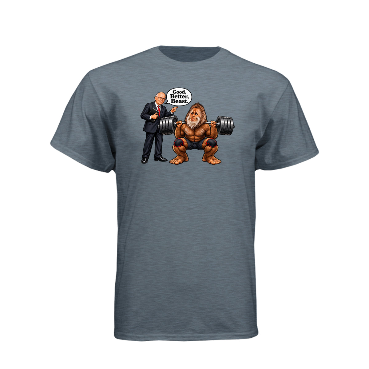 Elder Dallin H. Oaks Good Better Beast LDS t-shirt inspired by General Conference talk about spiritual growth - product view 6