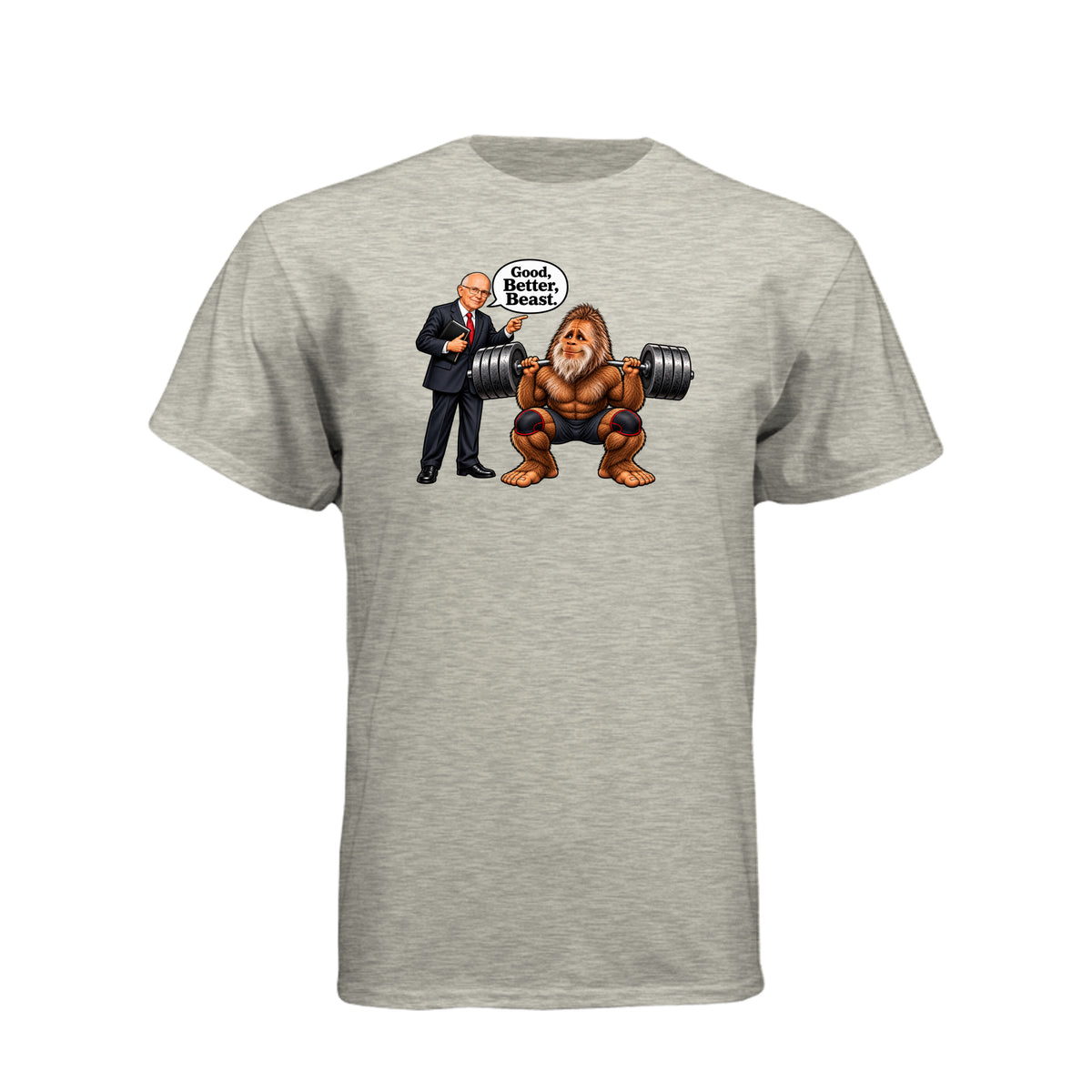 Elder Dallin H. Oaks Good Better Beast LDS t-shirt inspired by General Conference talk about spiritual growth - product view 7