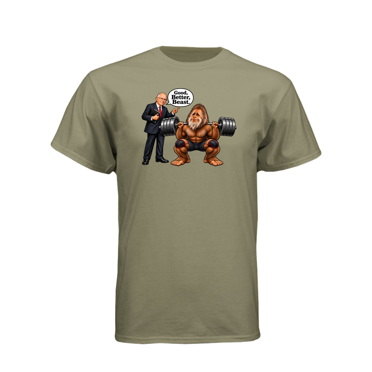 Elder Dallin H. Oaks Good Better Beast LDS t-shirt inspired by General Conference talk about spiritual growth - product view 8