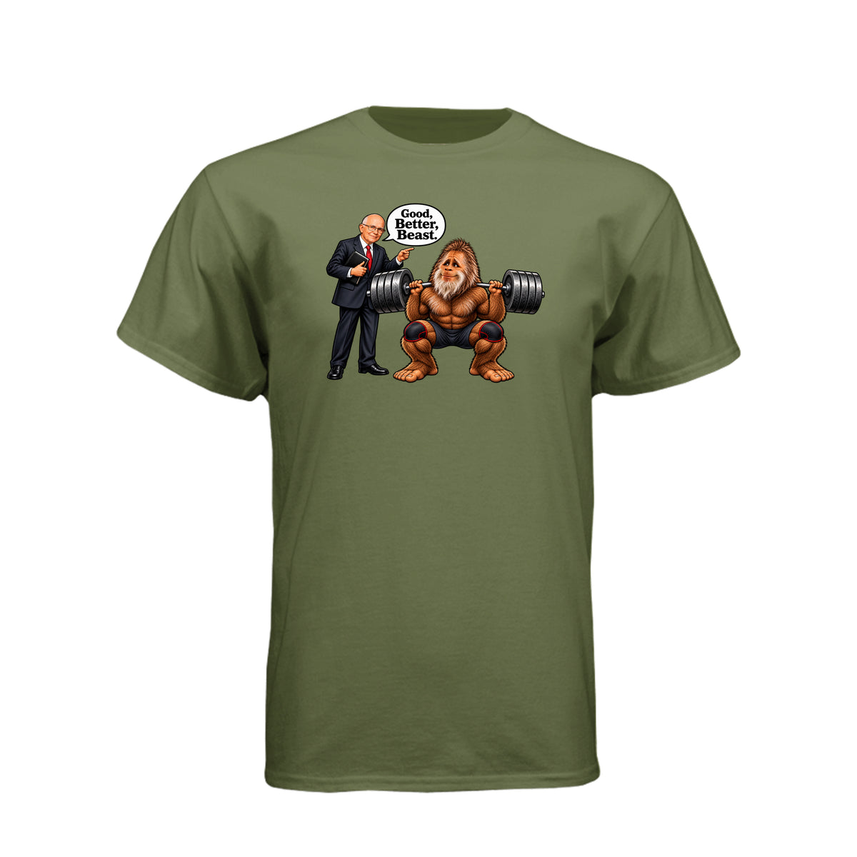 Elder Dallin H. Oaks Good Better Beast LDS t-shirt inspired by General Conference talk about spiritual growth - product view 9