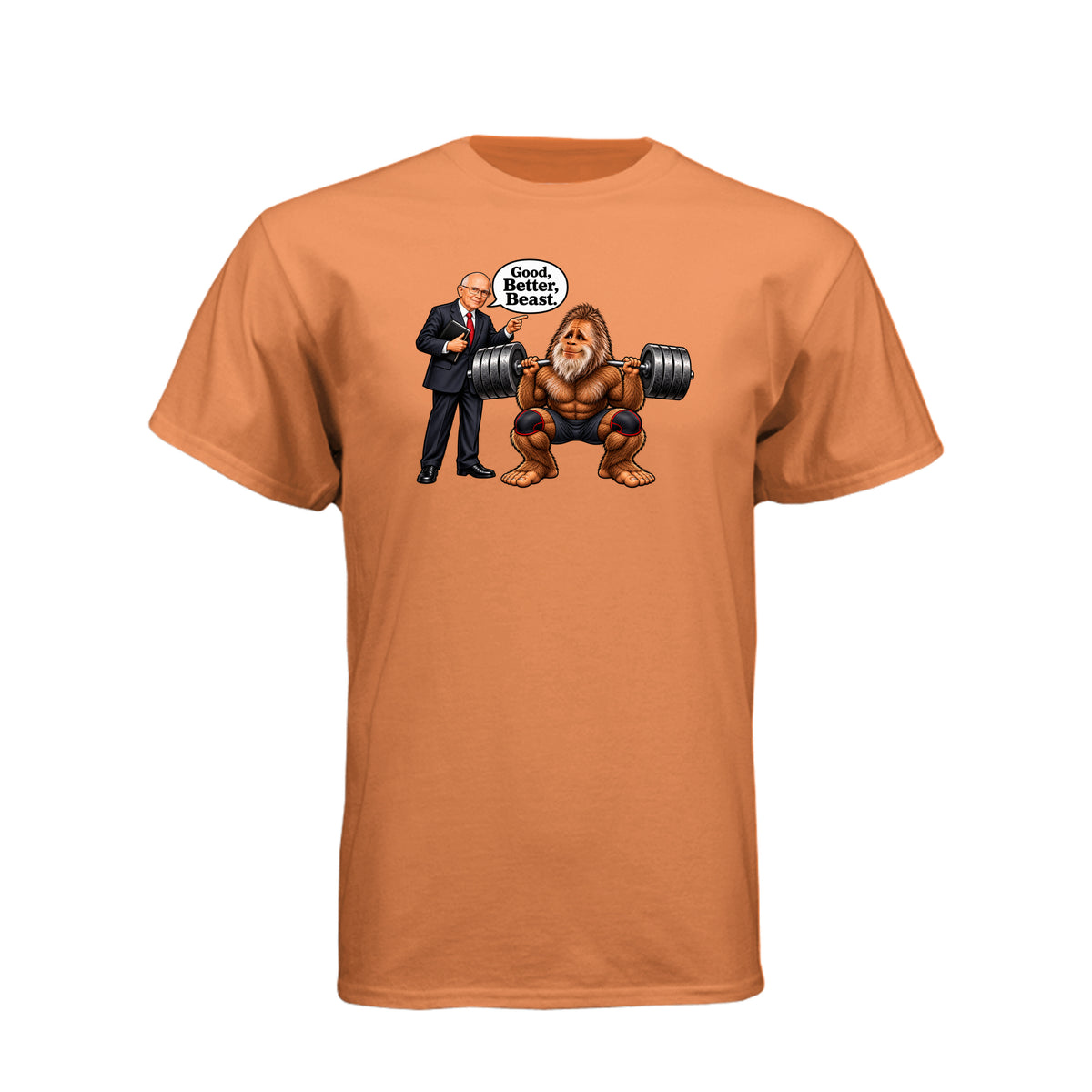 Elder Dallin H. Oaks Good Better Beast LDS t-shirt inspired by General Conference talk about spiritual growth - product view 10