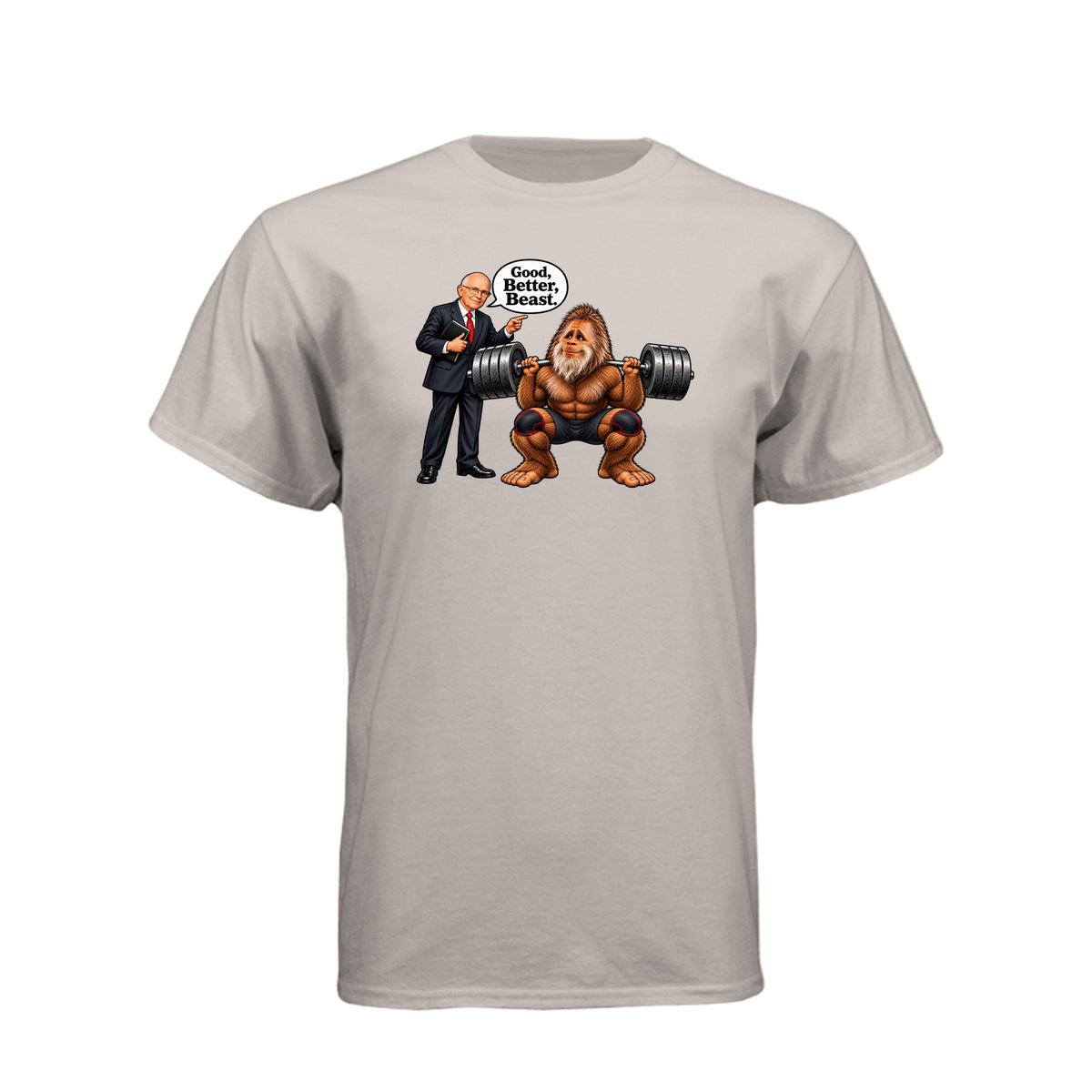 Elder Dallin H. Oaks Good Better Beast LDS t-shirt inspired by General Conference talk about spiritual growth - product view 13