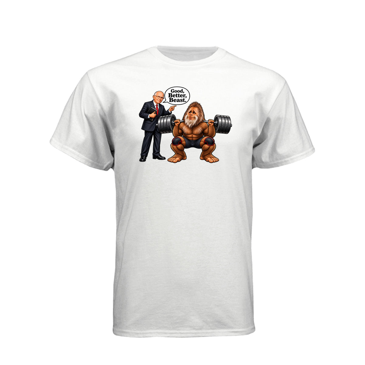 Elder Dallin H. Oaks Good Better Beast LDS t-shirt inspired by General Conference talk about spiritual growth - product view 15