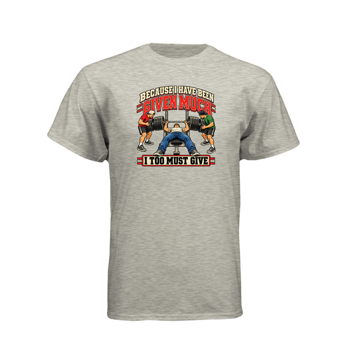Because I Have Been Given Much LDS t-shirt featuring the beloved hymn about gratitude and service - product view 5