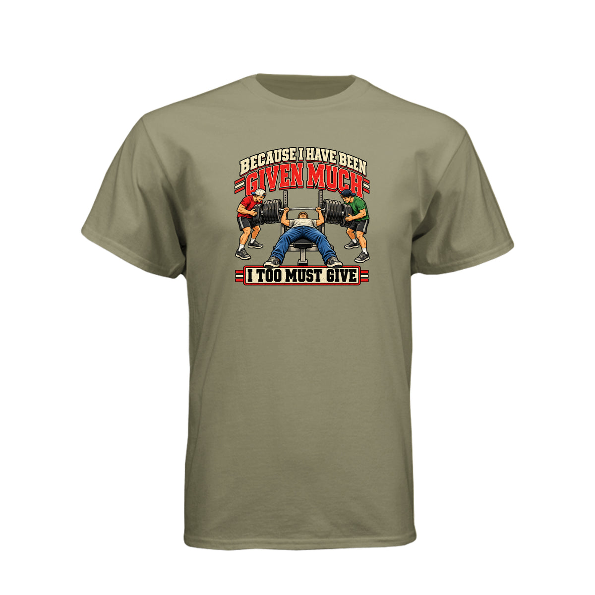 Because I Have Been Given Much LDS t-shirt featuring the beloved hymn about gratitude and service - product view 6