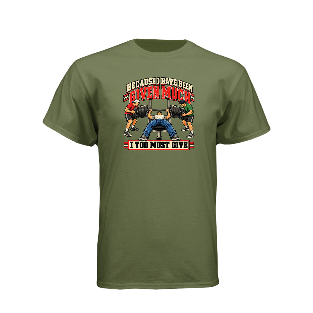 Because I Have Been Given Much LDS t-shirt featuring the beloved hymn about gratitude and service - product view 7