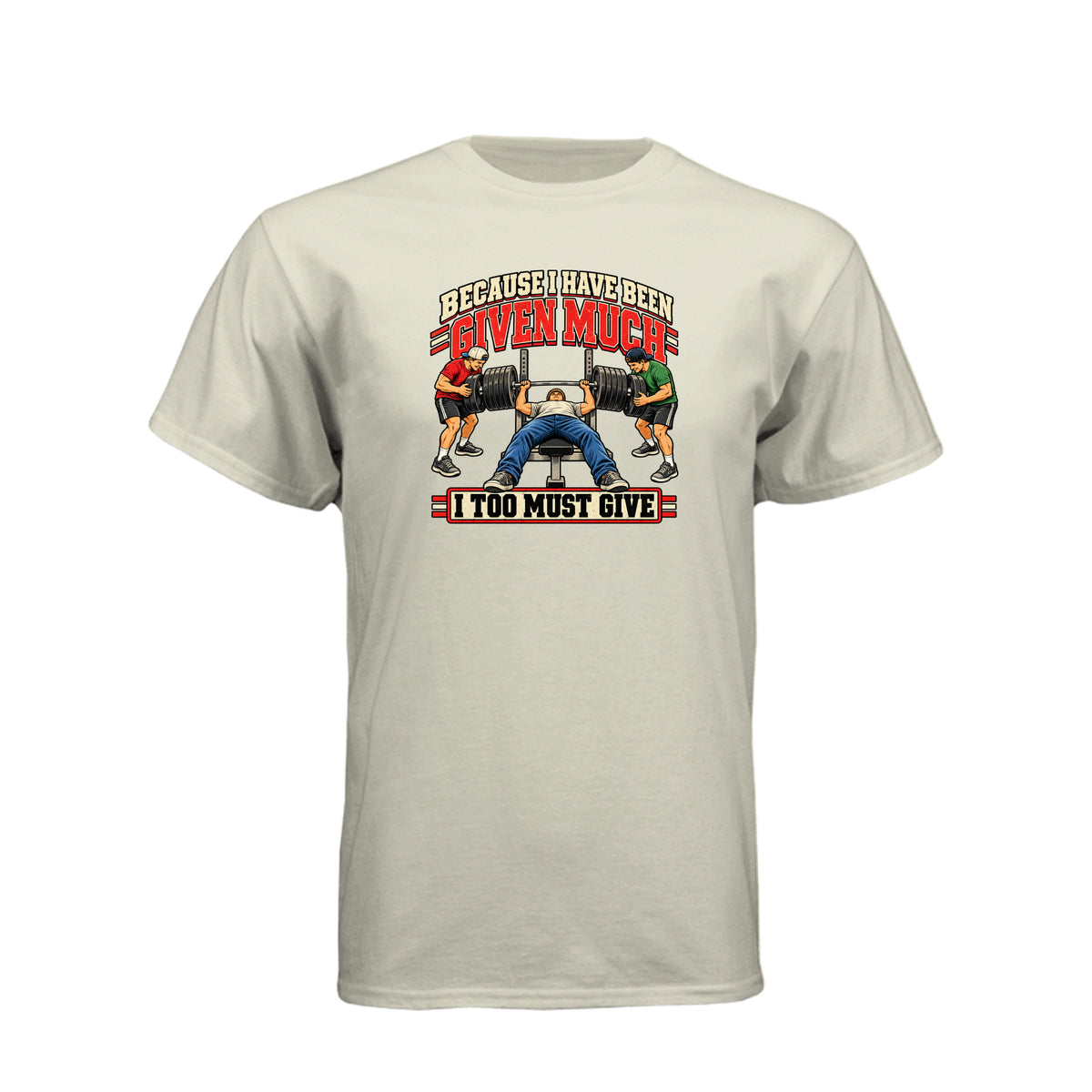 Because I Have Been Given Much LDS t-shirt featuring the beloved hymn about gratitude and service - product view 10