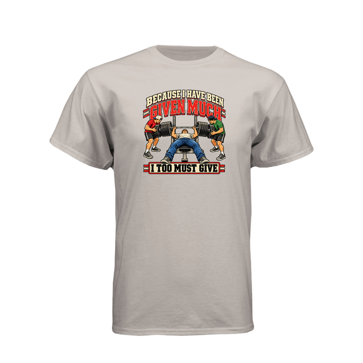 Because I Have Been Given Much LDS t-shirt featuring the beloved hymn about gratitude and service - product view 11