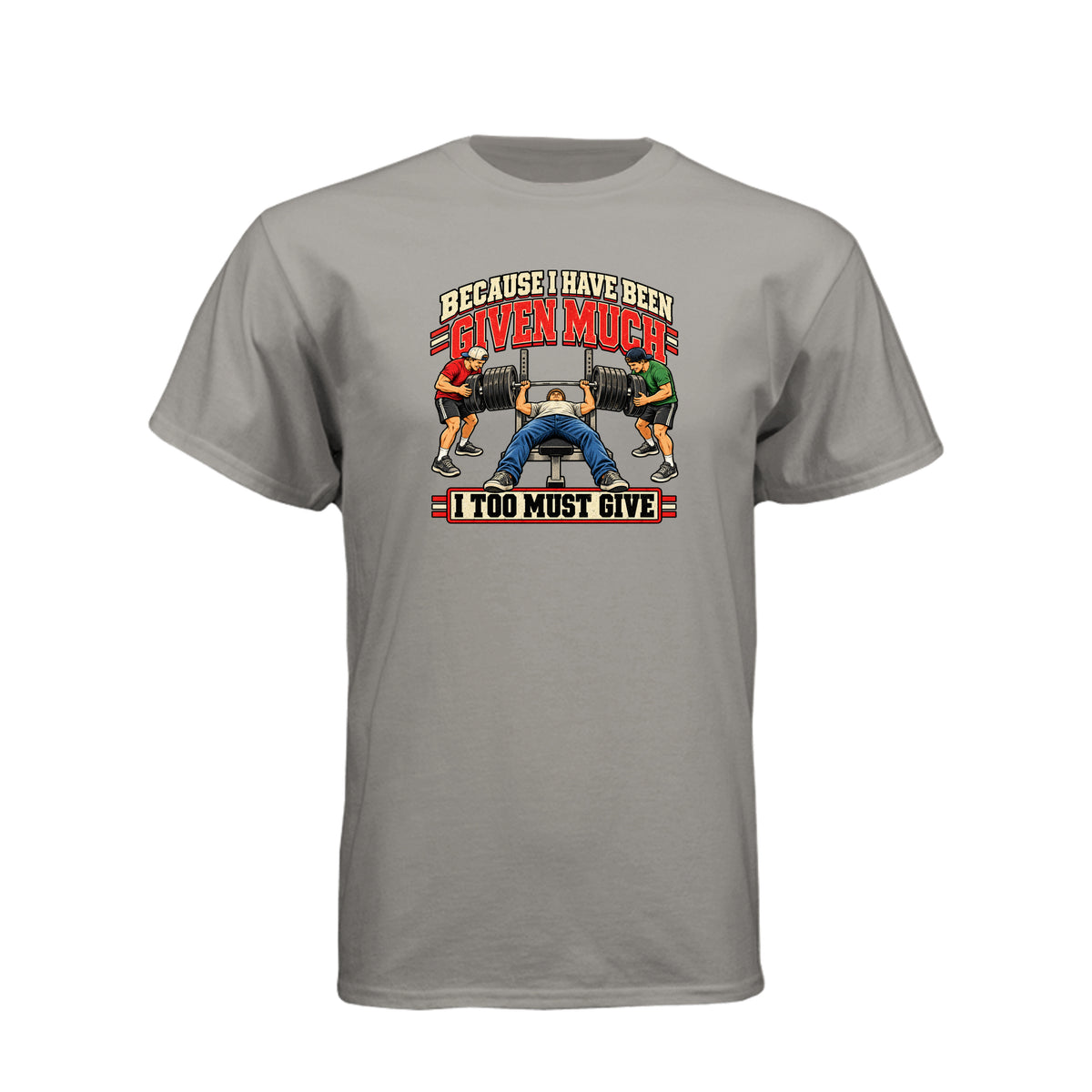 Because I Have Been Given Much LDS t-shirt featuring the beloved hymn about gratitude and service - product view 12