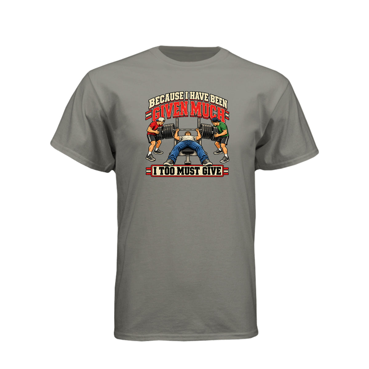 Because I Have Been Given Much LDS t-shirt featuring the beloved hymn about gratitude and service - product view 13
