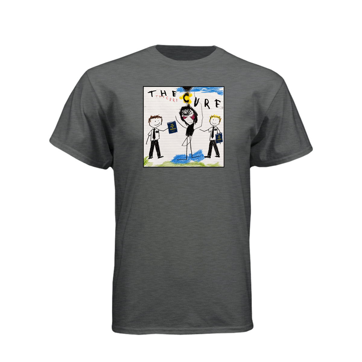 The Cure Book of Mormon LDS t-shirt featuring Book of Mormon as the cure and healing message - product view 3