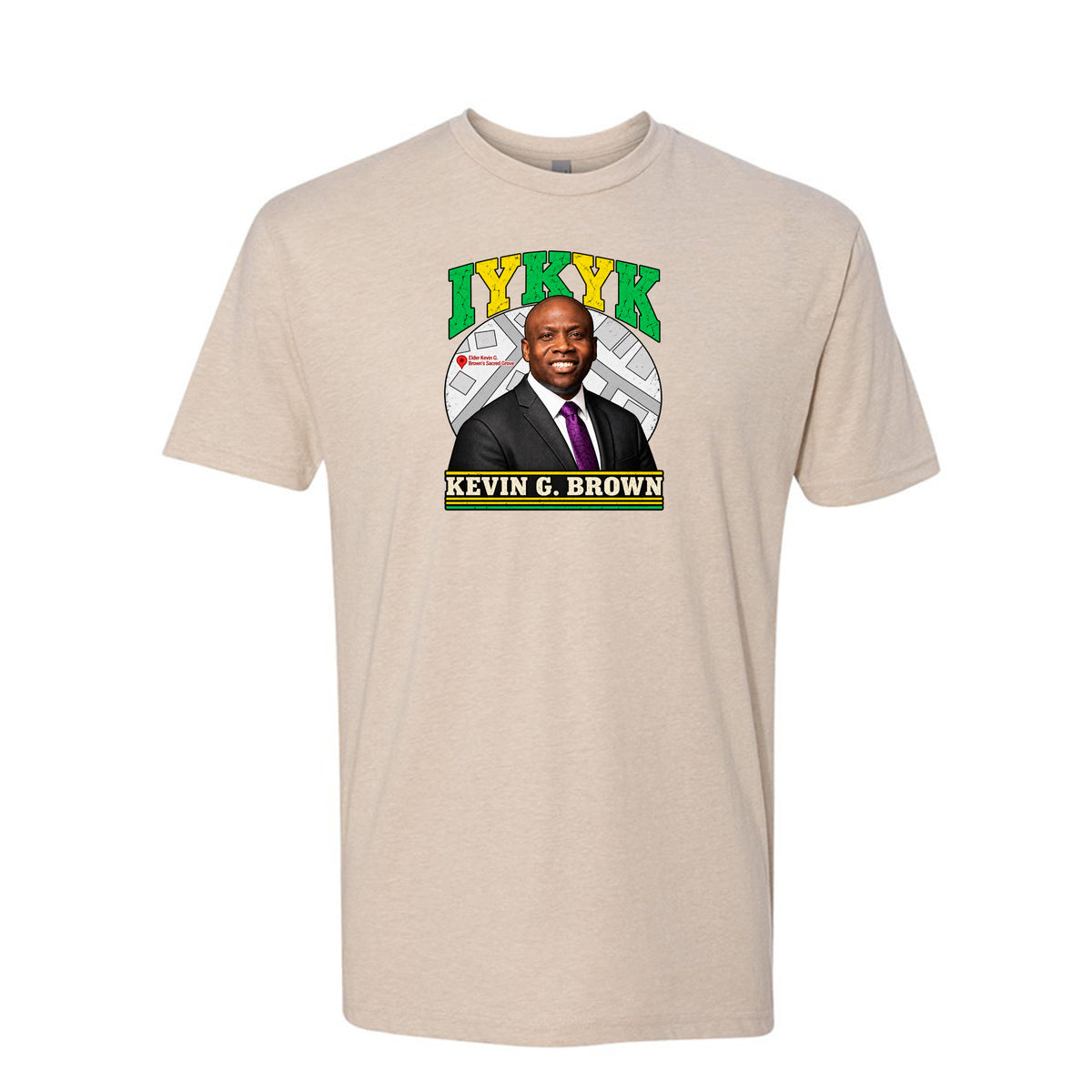Kevin G Brown IYKYK LDS t-shirt featuring inspirational speaker and If You Know You Know message - product view 4