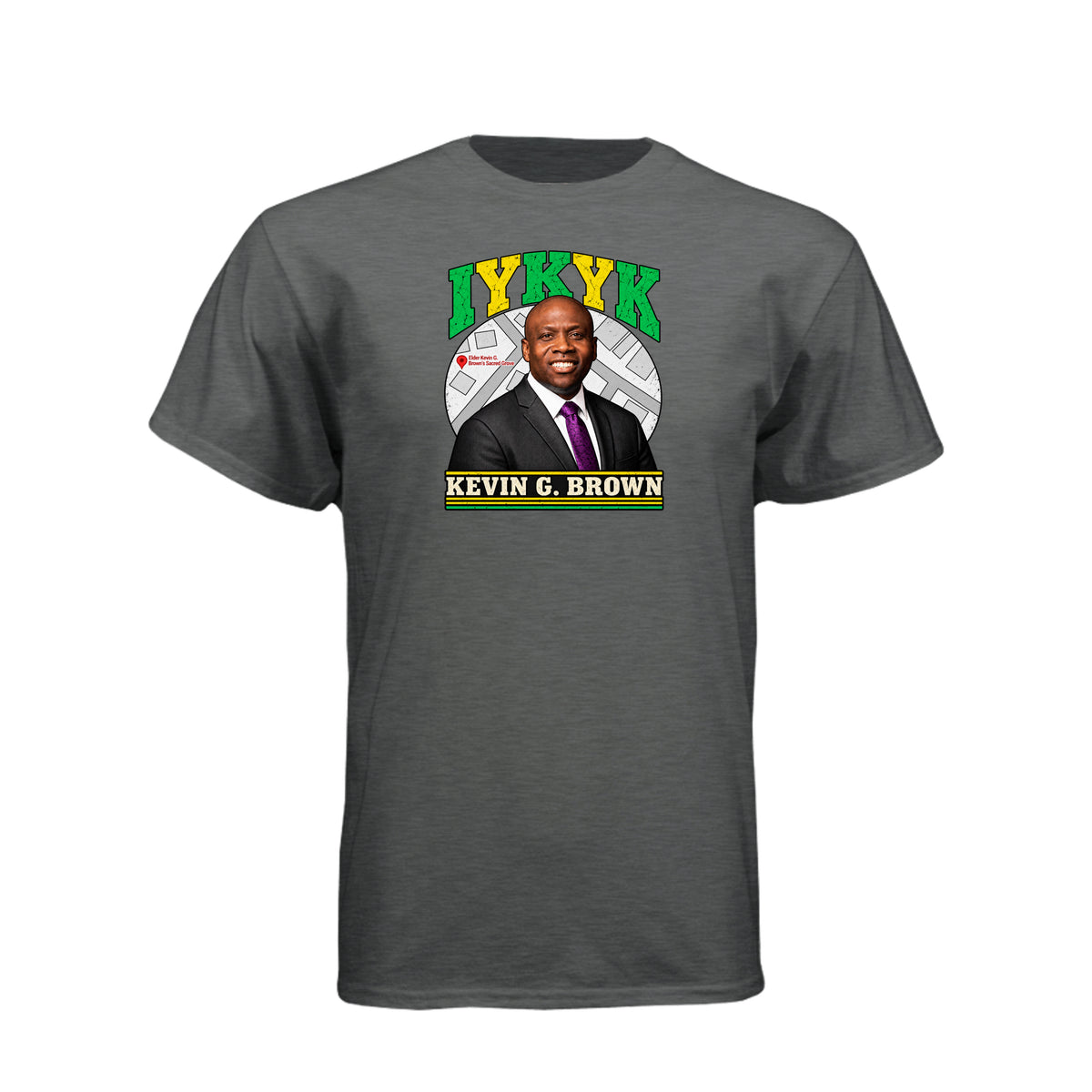 Kevin G Brown IYKYK LDS t-shirt featuring inspirational speaker and If You Know You Know message - product view 5