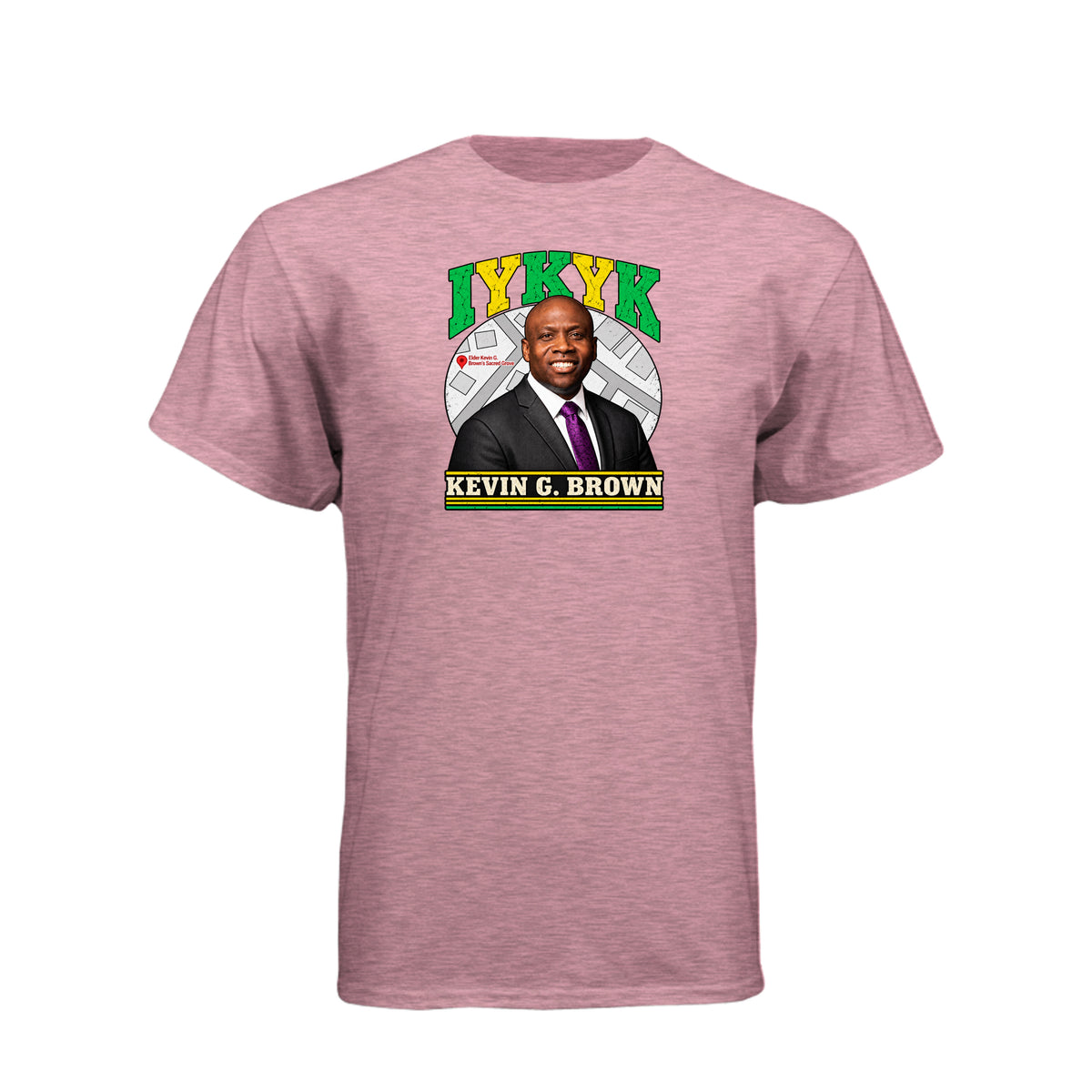 Kevin G Brown IYKYK LDS t-shirt featuring inspirational speaker and If You Know You Know message - product view 6