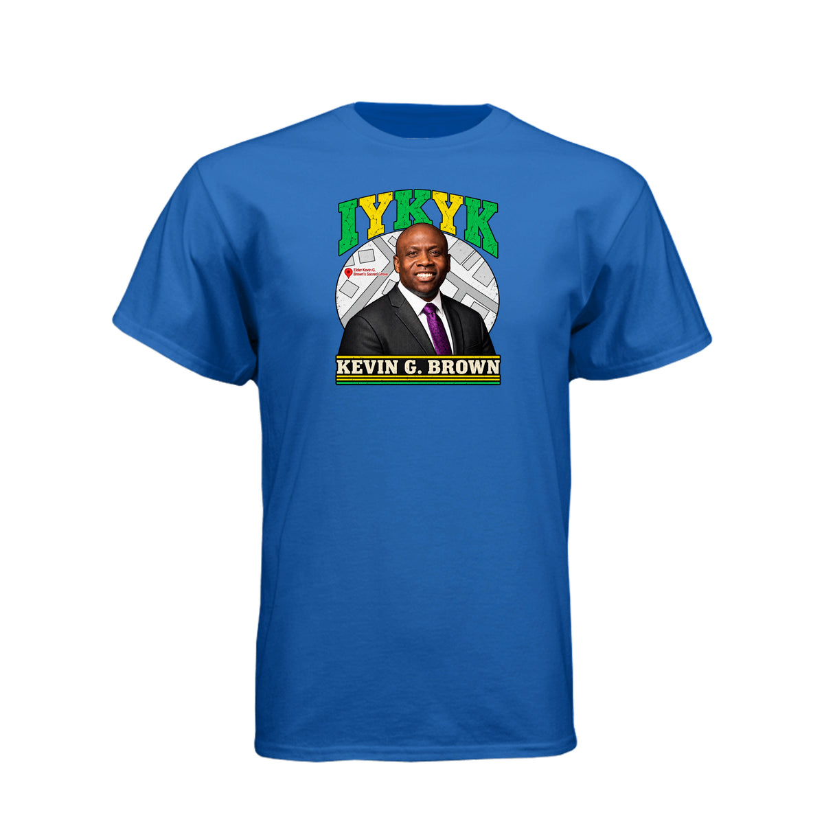 Kevin G Brown IYKYK LDS t-shirt featuring inspirational speaker and If You Know You Know message - product view 10