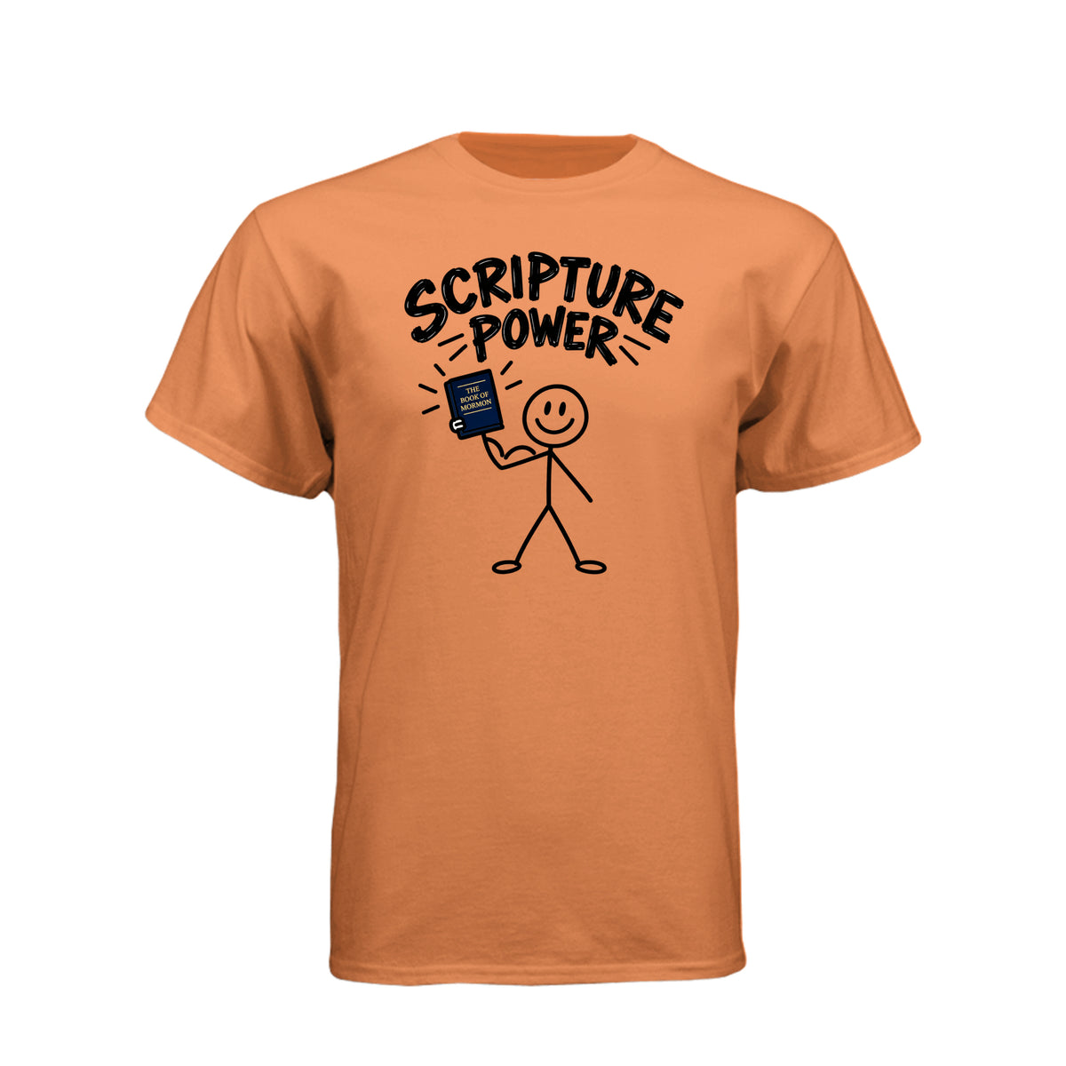 Scripture Power Book of Mormon LDS t-shirt featuring bold design inspired by LDS primary song - product view 6