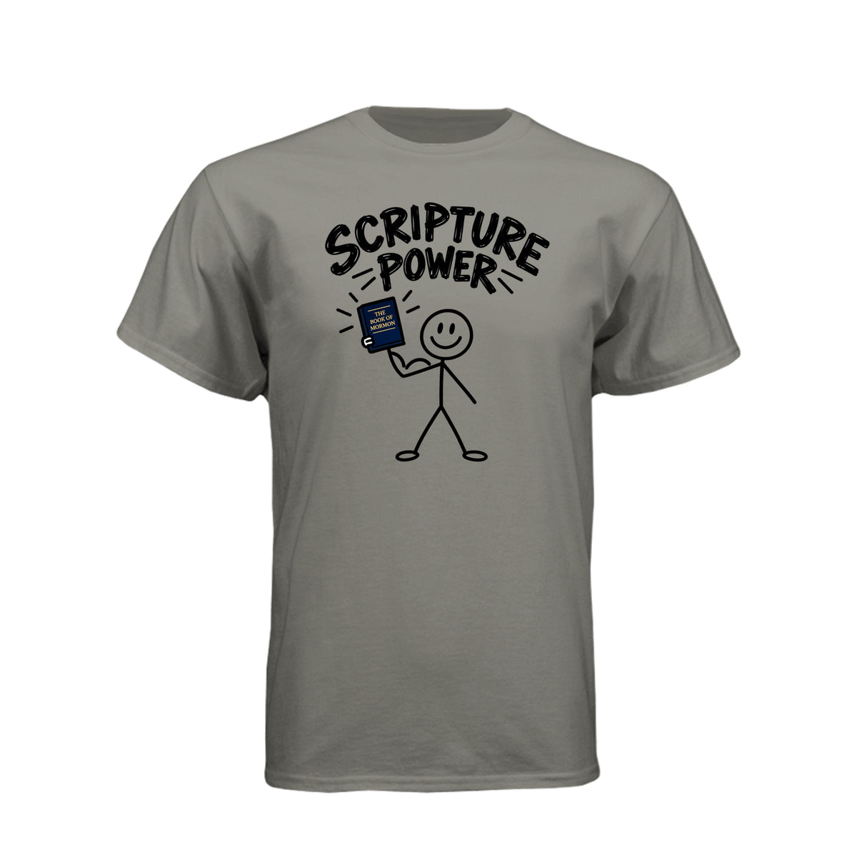 Scripture Power Book of Mormon LDS t-shirt featuring bold design inspired by LDS primary song - product view 10