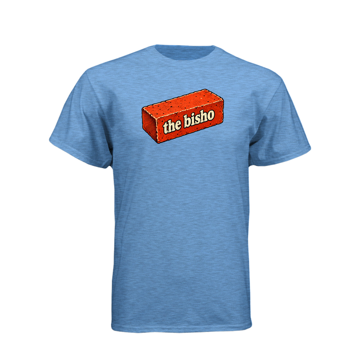 Bisho Brick LDS t-shirt design featuring a playful Book of Mormon themed design - product view 4