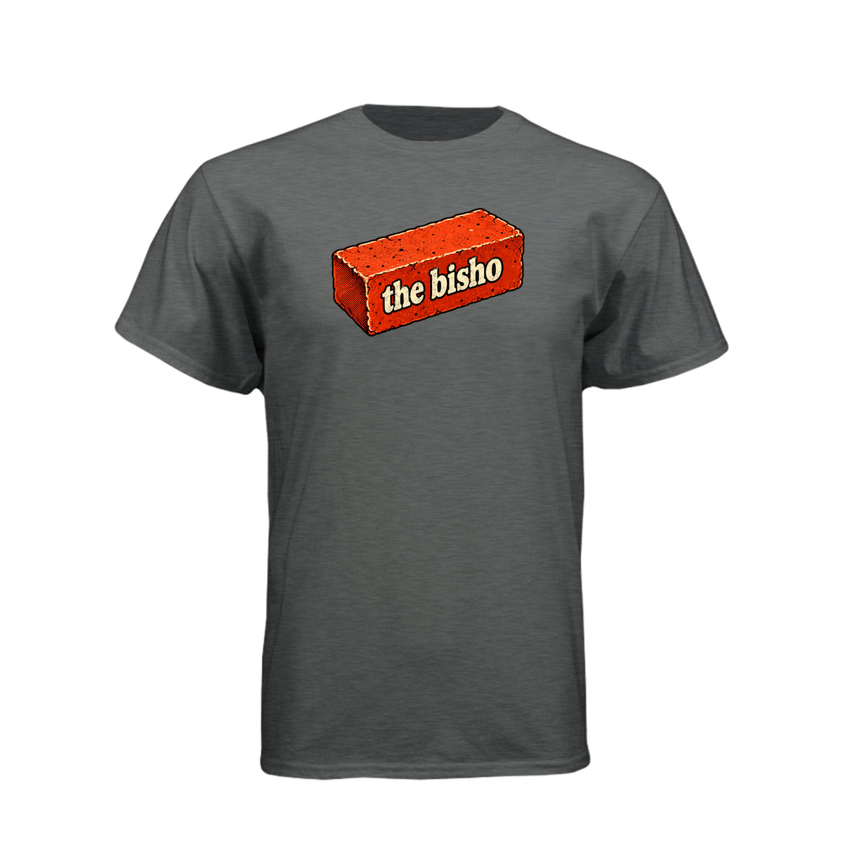 Bisho Brick LDS t-shirt design featuring a playful Book of Mormon themed design - product view 6