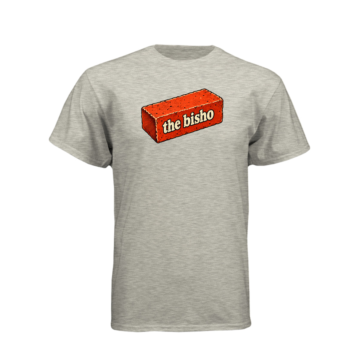 Bisho Brick LDS t-shirt design featuring a playful Book of Mormon themed design - product view 7