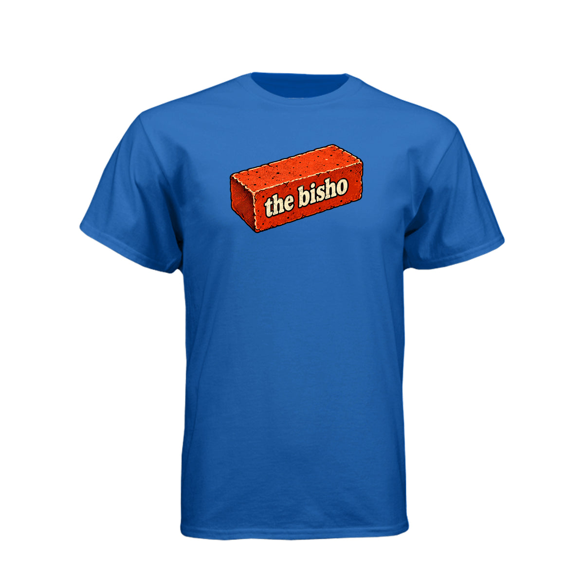 Bisho Brick LDS t-shirt design featuring a playful Book of Mormon themed design - product view 10