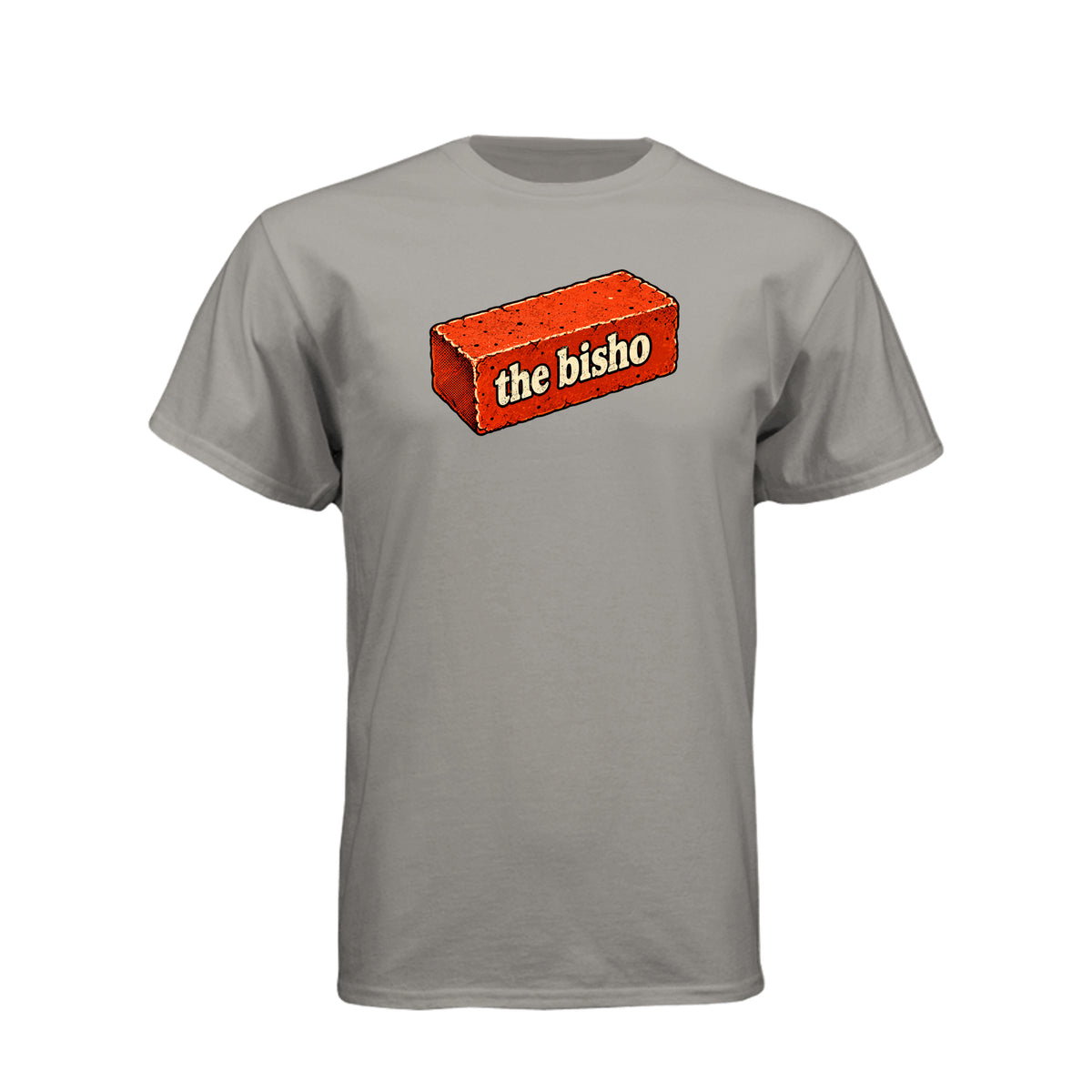 Bisho Brick LDS t-shirt design featuring a playful Book of Mormon themed design - product view 13